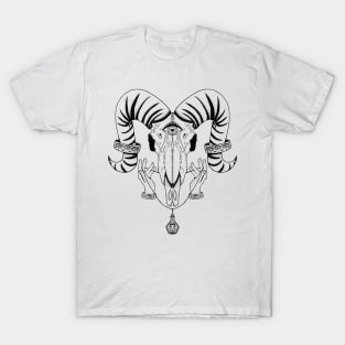 Sheep skull biblically accurate angel T-Shirt